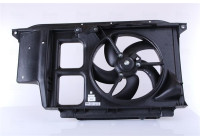 Fan, radiator 85007 Nissens