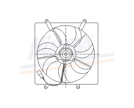 Fan, radiator 85014 Nissens, Image 6