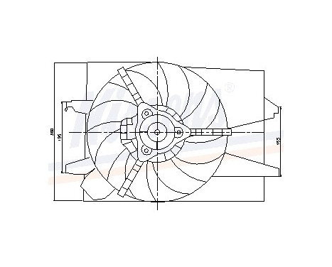 Fan, radiator 85029 Nissens, Image 6