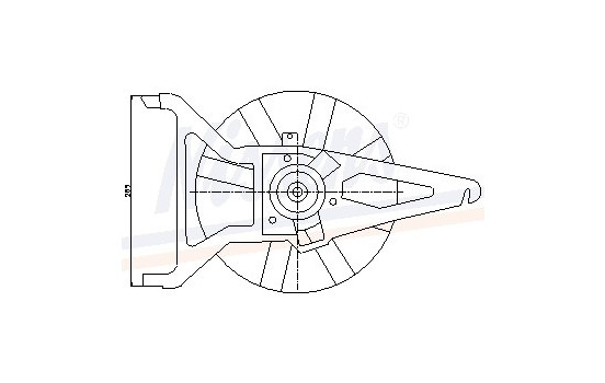 Fan, radiator 85041 Nissens, Image 6