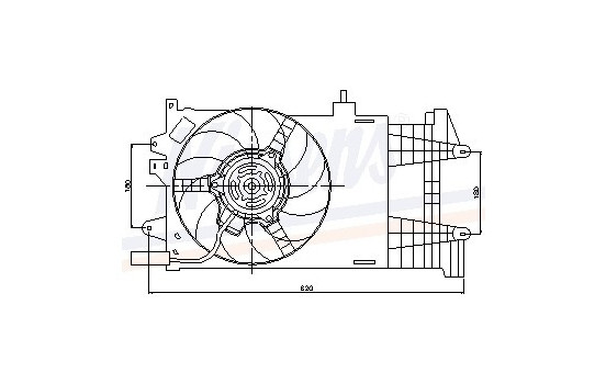 Fan, radiator 85052 Nissens, Image 6