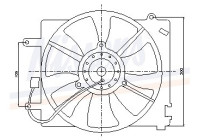 Fan, radiator 85060 Nissens