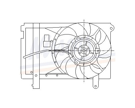 Fan, radiator 85062 Nissens, Image 6