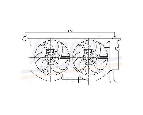 Fan, radiator 85074 Nissens, Image 6