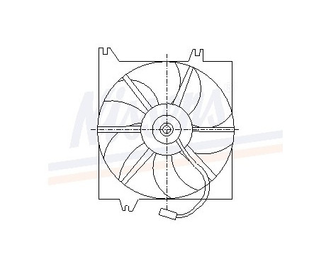 Fan, radiator 85085 Nissens, Image 6