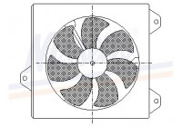 Fan, radiator 85099 Nissens