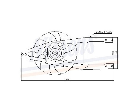 Fan, radiator 85139 Nissens, Image 6