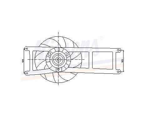 Fan, radiator 85145 Nissens, Image 6