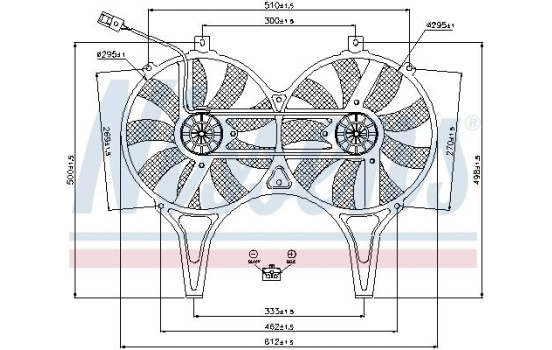 Fan, radiator 85149 Nissens, Image 7