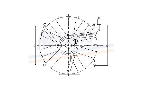 Fan, radiator 85151 Nissens, Image 6