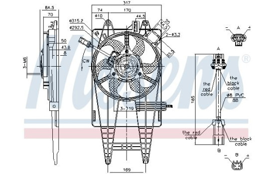 Fan, radiator 85162 Nissens, Image 7