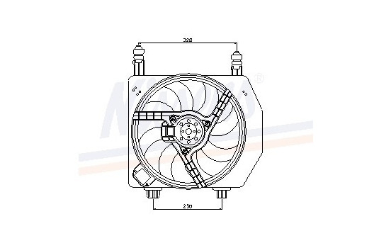 Fan, radiator 85172 Nissens, Image 6