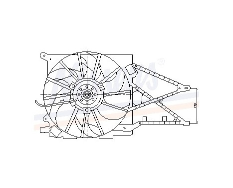 Fan, radiator 85179 Nissens, Image 6