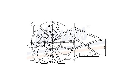 Fan, radiator 85179 Nissens, Image 6