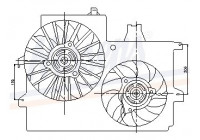 Fan, radiator 85200 Nissens