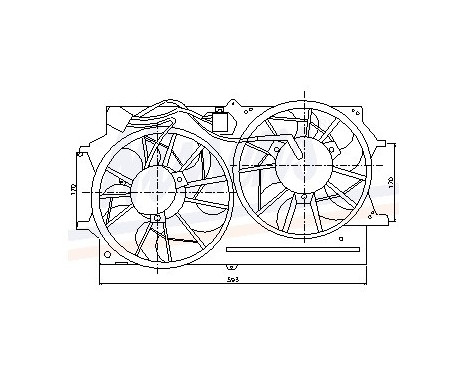 Fan, radiator 85215 Nissens, Image 7