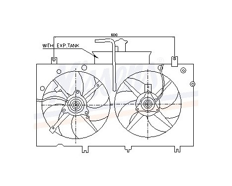 Fan, radiator 85221 Nissens, Image 7