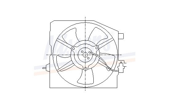 Fan, radiator 85224 Nissens, Image 3