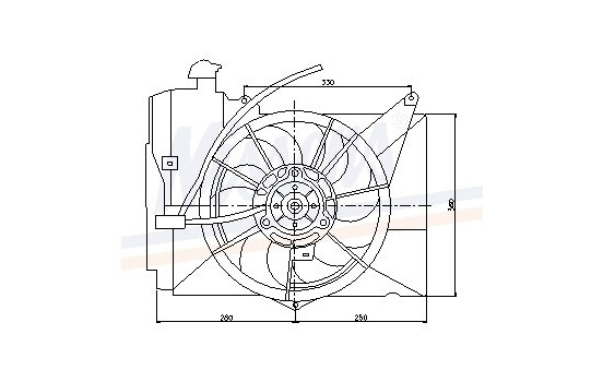 Fan, radiator 85227 Nissens, Image 6