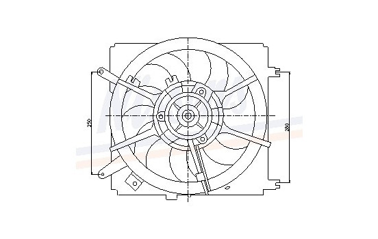 Fan, radiator 85241 Nissens, Image 6
