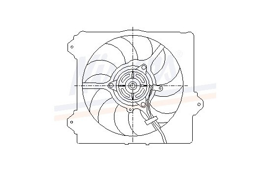 Fan, radiator 85242 Nissens, Image 6