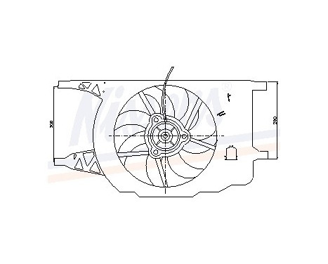 Fan, radiator 85257 Nissens, Image 6