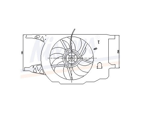 Fan, radiator 85258 Nissens, Image 6