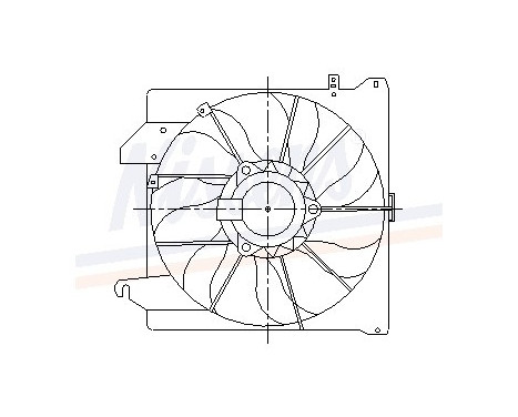 Fan, radiator 85261 Nissens, Image 6