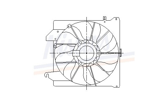 Fan, radiator 85261 Nissens, Image 6