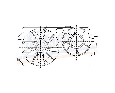 Fan, radiator 85262 Nissens, Image 6
