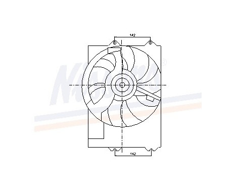 Fan, radiator 85267 Nissens, Image 6