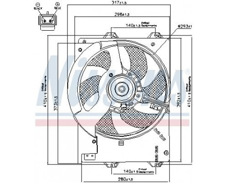 Fan, radiator 85267 Nissens, Image 7