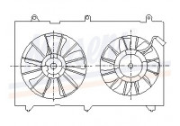 Fan, radiator 85269 Nissens
