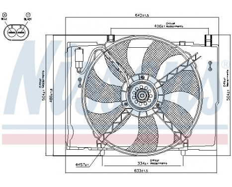 Fan, radiator 85290 Nissens, Image 6