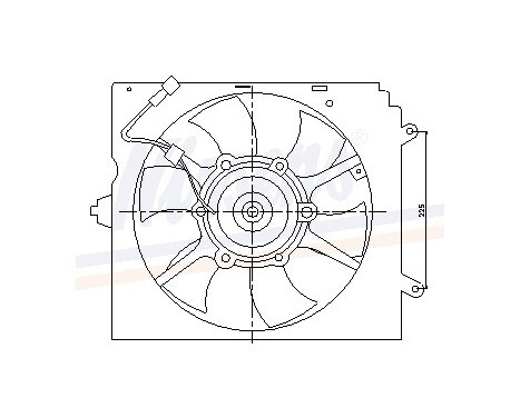 Fan, radiator 85299 Nissens, Image 3