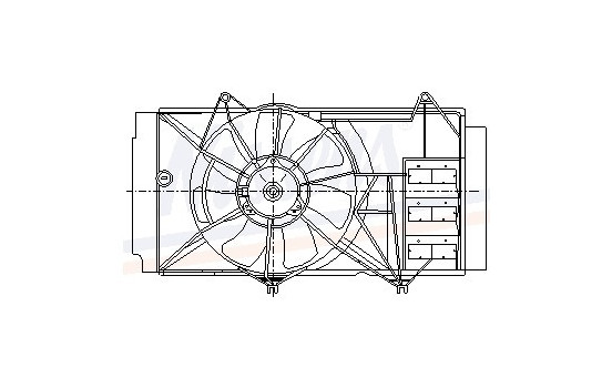 Fan, radiator 85327 Nissens, Image 6