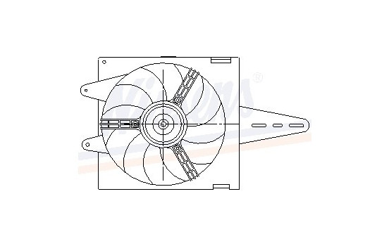 Fan, radiator 85341 Nissens, Image 6