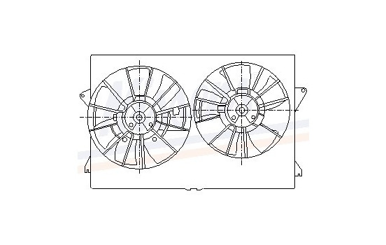 Fan, radiator 85393 Nissens, Image 6