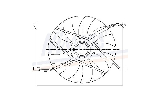 Fan, radiator 85401 Nissens, Image 5