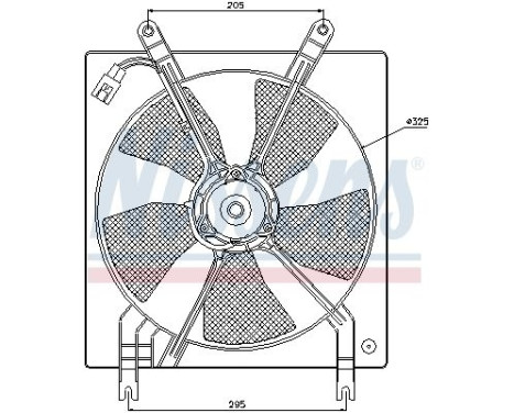 Fan, radiator 85447 Nissens, Image 2
