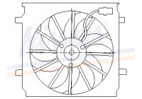 Fan, radiator 85452 Nissens