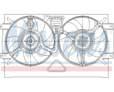 Fan, radiator 85469 Nissens, Image 2