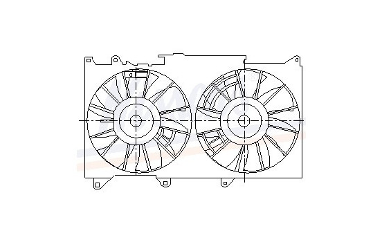 Fan, radiator 85487 Nissens, Image 6