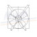 Fan, radiator 85496 Nissens, Thumbnail 3