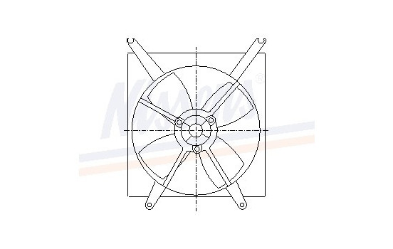 Fan, radiator 85496 Nissens, Image 3