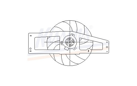Fan, radiator 85498 Nissens, Image 6