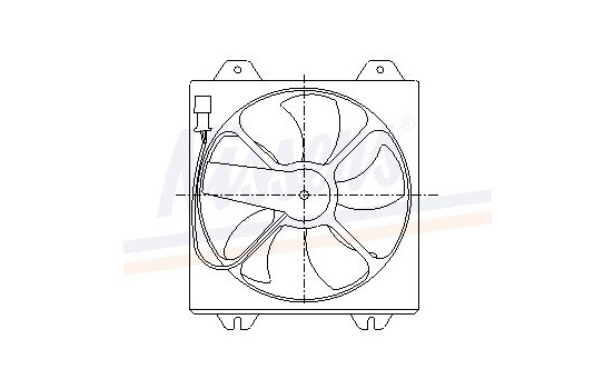 Fan, radiator 85530 Nissens
