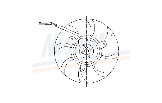 Fan, radiator 85548 Nissens, Image 5