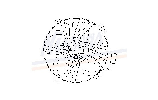 Fan, radiator 85561 Nissens, Image 6