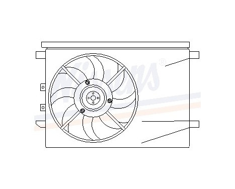 Fan, radiator 85563 Nissens, Image 6